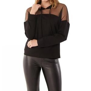 NEW ISLE the maren top in black